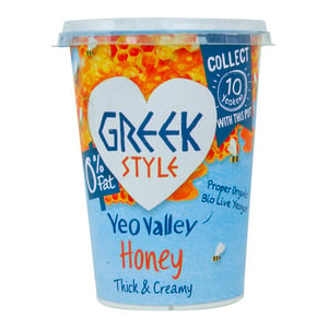 Yeo Valley Organic Greek Style Yogurt Honey 450g