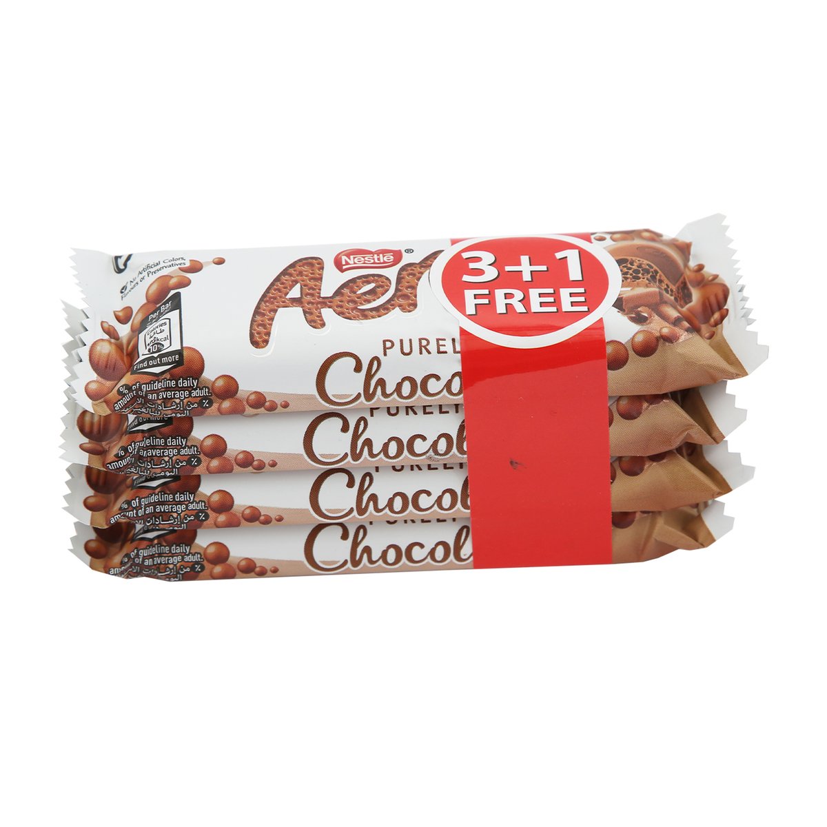 Nestle Aero Purely Chocolate 36g 3+1