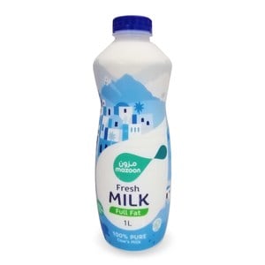 Mazoon Fresh Milk Full Fat 1Litre