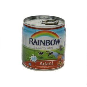 Buy Rainbow Evaporated Milk Adani 170g Online at Best Price | Evaporated Milk | Lulu KSA in Kuwait