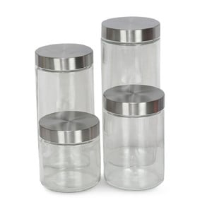 Home Glass Storage Jar SYD-1 4pcs