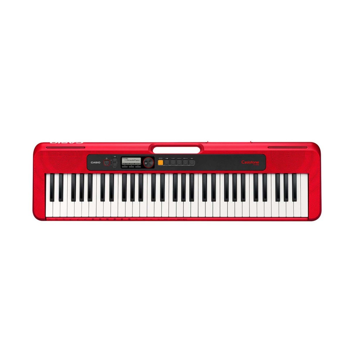 كاسيو لوحة مفاتيح موسيقية CTS-200 باللون الأحمر