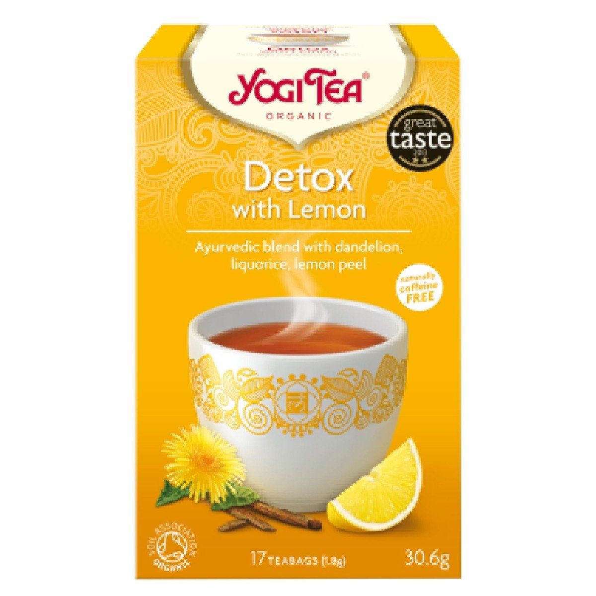 Yogi Tea Organic Detox With Lemon Tea 30.6g