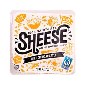 Sheese Mild Cheddar Style Block 200g