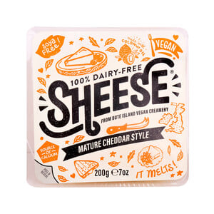 Sheese Mature Cheddar Style 200g