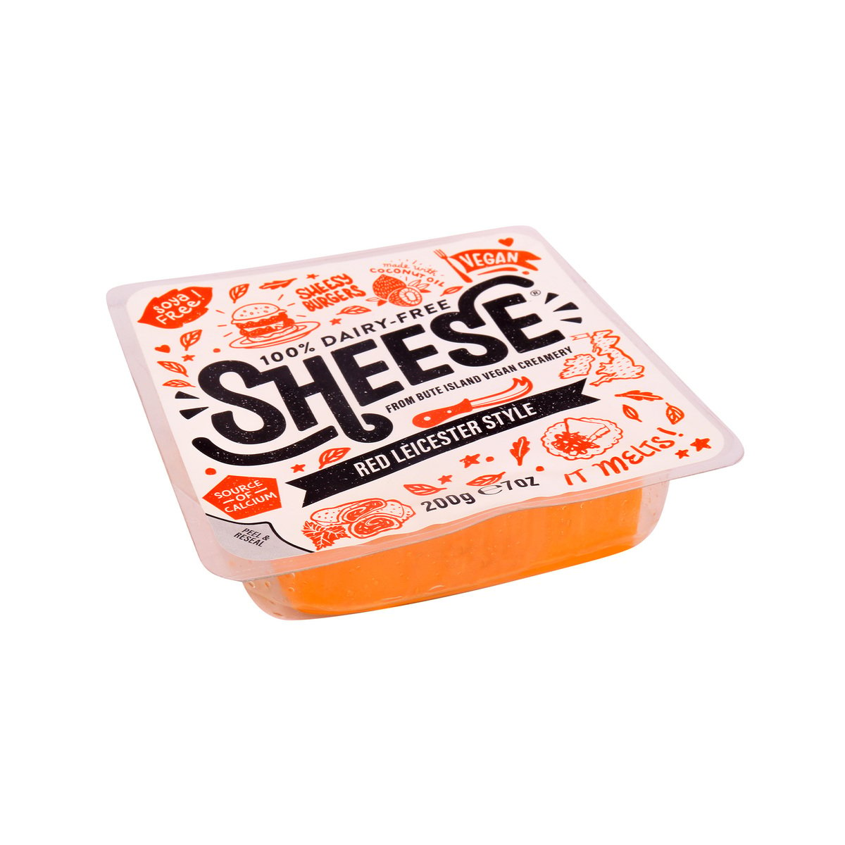 Sheese Red Leicester Style Block 200 g