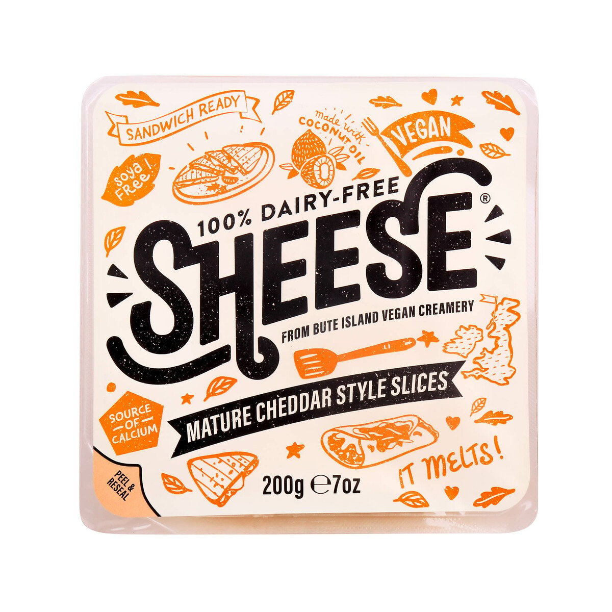 Sheese Mature Cheddar Style Slices 200 g