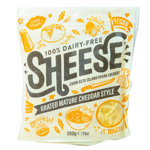 Sheese Grated Mature Cheddar Style 200g