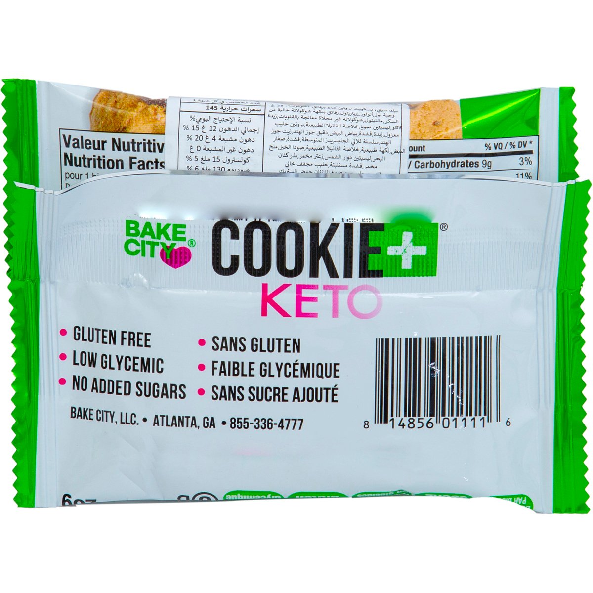 Bake City Cookie + Keto Chocolate Chip 28 g