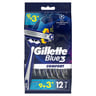 Gillette Blue 3 Comfort Disposable Men's Razors 9+3