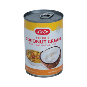 Buy LuLu Pure White Coconut Cream 400 ml Online at Best Price | Cooking Aids | Lulu UAE in Kuwait