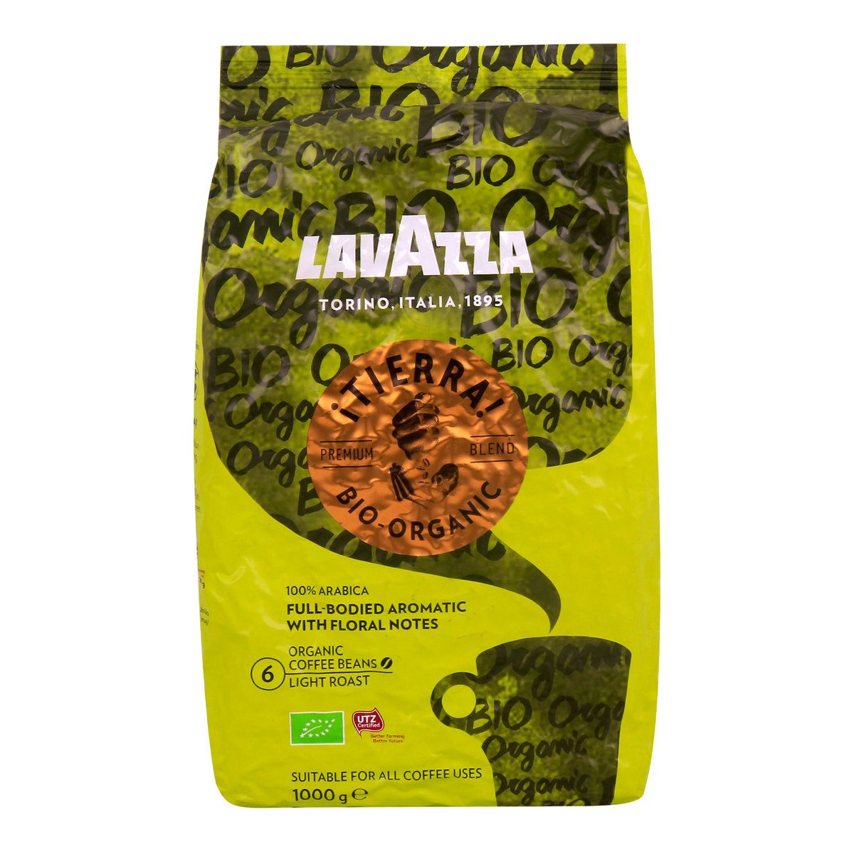 Lavazza Tierra Organic Coffee Beans 1kg