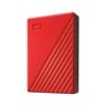 WD 4TB My Passport Portable External Hard Drive, Red