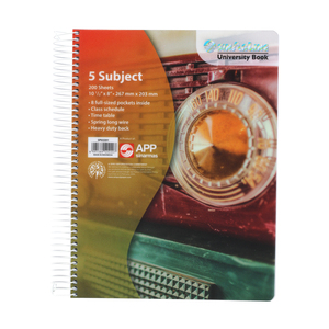 Sinar Line Note Book 5 Subject 200 Sheets