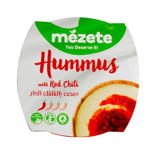Mezete Hummus With Red Chili 215g