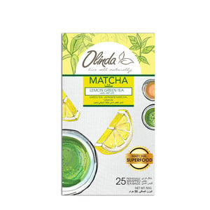 Olinda Matcha Green Tea with Lemon 25 pcs
