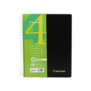 Sinar Line 4 Subject Spiral Note Book 160 Sheets
