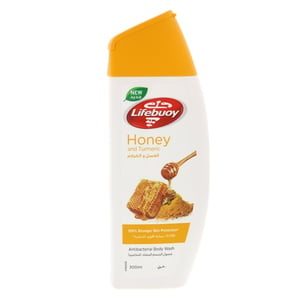 Lifebuoy Honey And Turmeric Antibacterial Body Wash 300ml