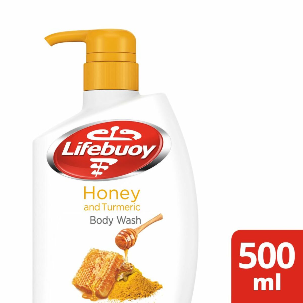 لايفبوي غسول الجسم المضاد للبكتيريا بالعسل والكركم 500 مل
