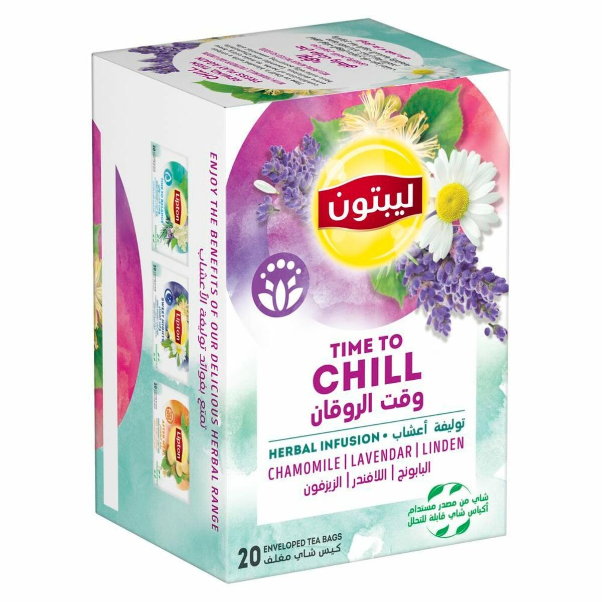 Lipton Time To Chill Herbal Infusion 20 Teabags