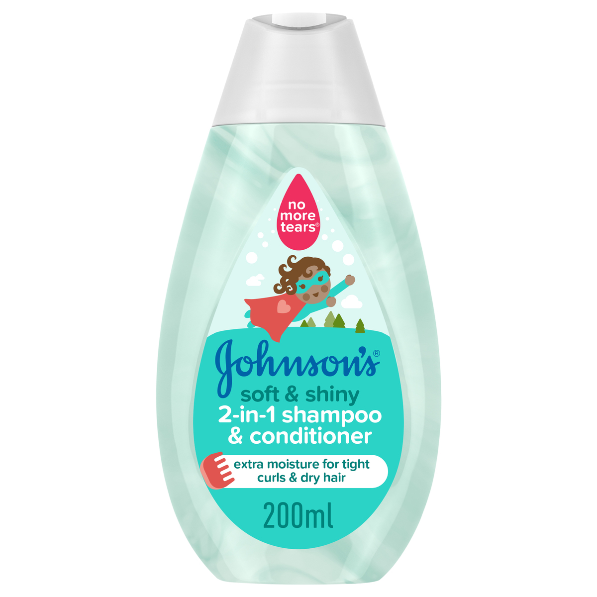 Johnson's 2-in-1 Kids Shampoo & Conditioner 200ml