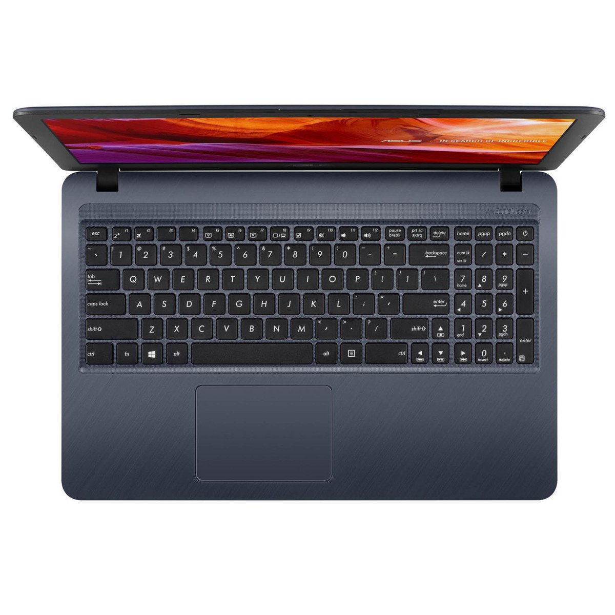 Asus NoteBook X543MA-GQ535T 15.6 inch HD 1366x768 ,Laptop, Intel  Celeron-N4000, HDD 1TB, 4GBRAM,Windows 10,Grey