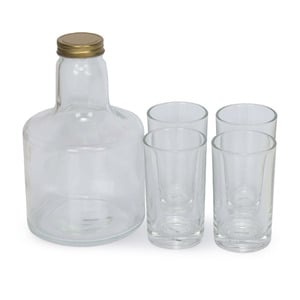 Home Glass Drinking Set 5pcs Set