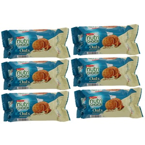 Britannia Nutri Choice Almond And Milk Oats Cookies 75 g 5+1