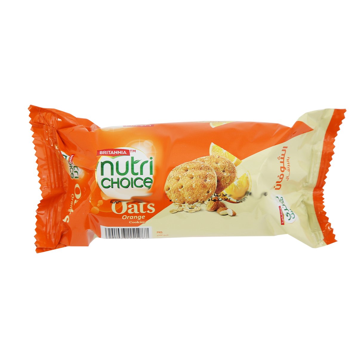 Britannia Nutri Choice Orange Oats Cookies 75 g 5+1