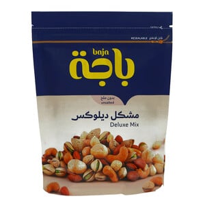 اشتري قم بشراء باجة مكسرات مشكلة ديلوكس غير مملحة 120 جم Online at Best Price من الموقع - من لولو هايبر ماركت Nuts Processed في السعودية