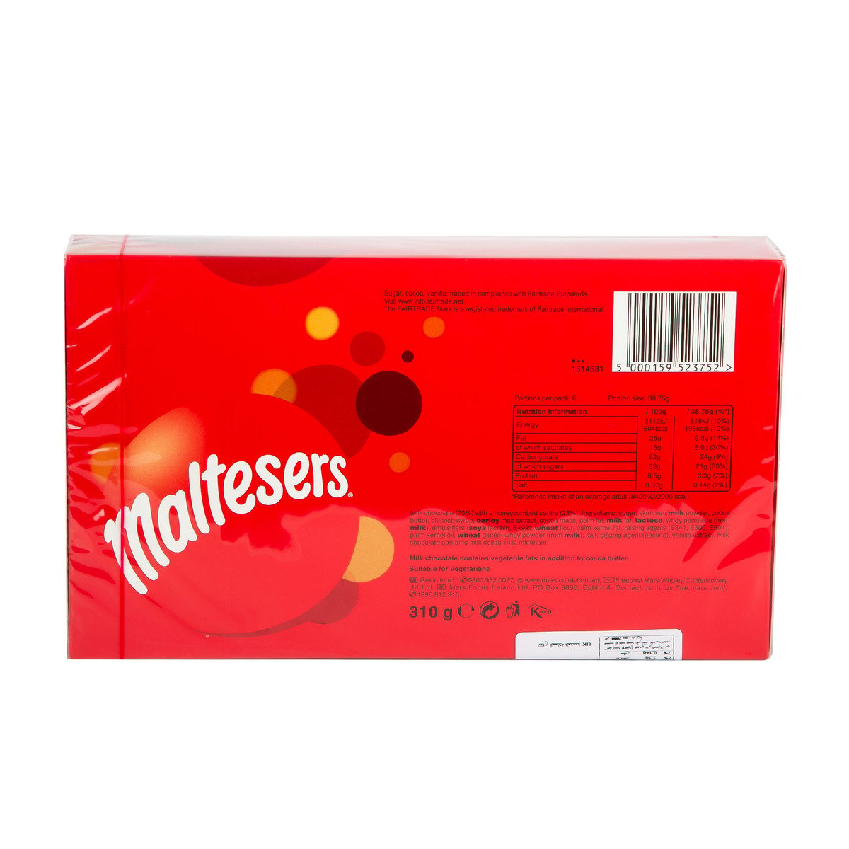 Maltesers Milk Chocolate Box 310 g