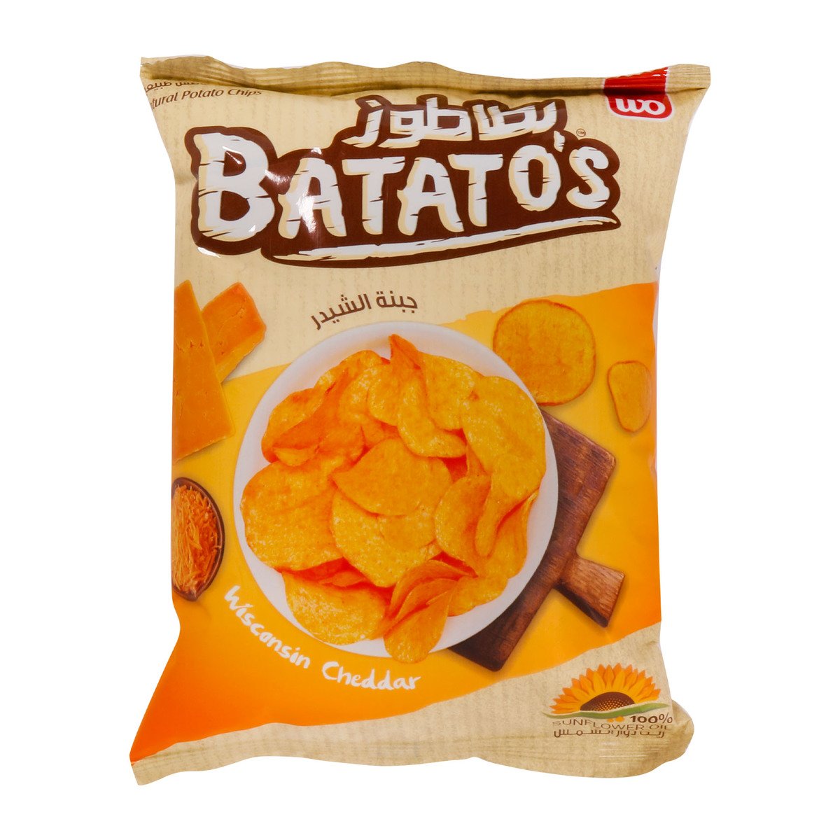 Batato Chips Wisc.Chedar 15g x 20 Pieces