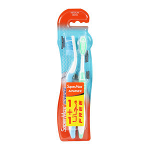 Super Max Toothbrush Crystal Shine Advance 2pcs