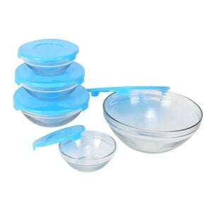 Home Glass Bowl With 5pcs Set S001