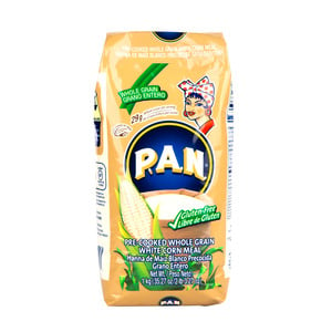 Pan White Corn Meal Whole Grain 1kg