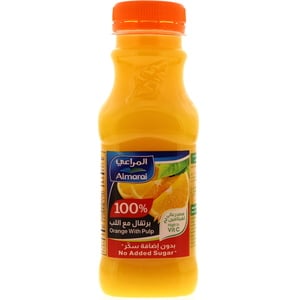 Almarai 100% Orange Juice With Pulp 300ml