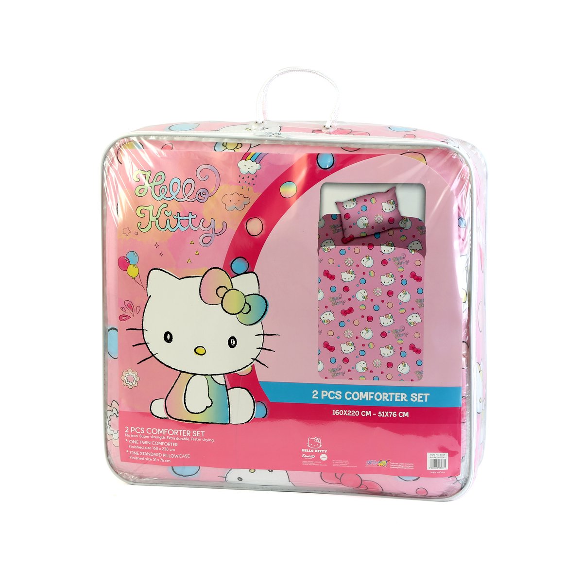 Hello Kitty Comforter 2pcs 160x220cm SS04