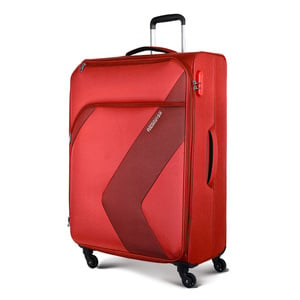 American Tourister Stanford 4Wheel Soft Trolley 55cm Red