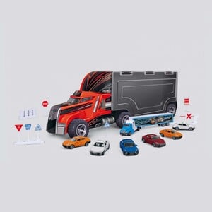 Zhong Ze Tian Qj Truck Carry Car Set 95577-6