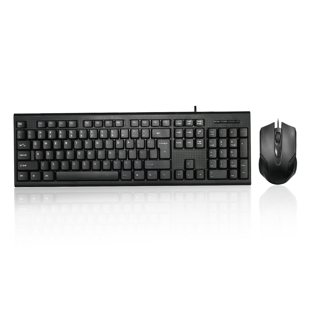 Buy Iends USB Wired Computer Slim Keyboard and Wired Mouse Bundle Pack Plug and Play KM475 Online at Best Price | PC Keyboards | Lulu Kuwait in Kuwait