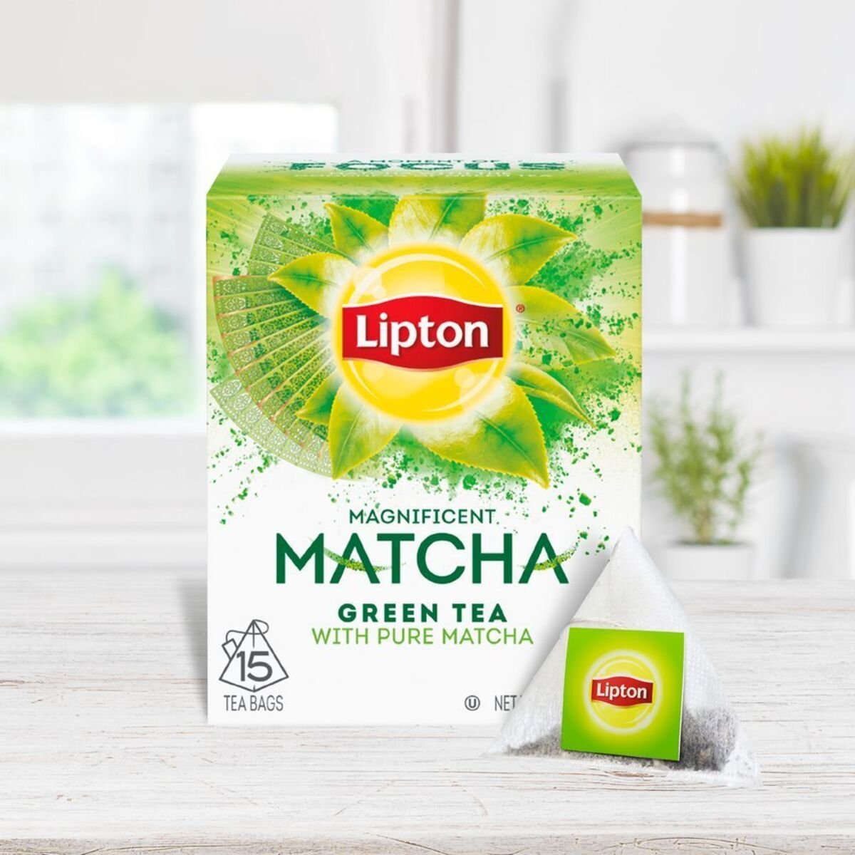 Lipton Green Tea With Pure Matcha Mint 15 pcs