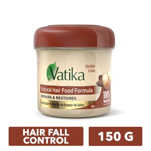Dabur Vatika Shea Butter & Castor Natural Hair Food Formula 150ml