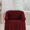 Cannon Sofa Cover 1 Seater Burgundy