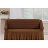 Cannon Sofa Cover 2 Seater Brown