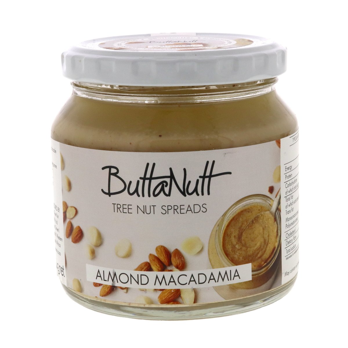 Butta Nutt Almond Macadamia Tree Nut Spreads 250 g