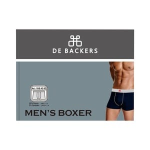 Debackers Men's Boxer 2Pcs Pack Assorted Colors YASAG-02 Medium