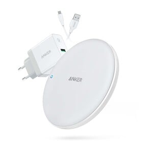 Anker PowerPort Wireless 7.5 Pad UN White & PowerPort+ 1 with Quick Charge 3.0