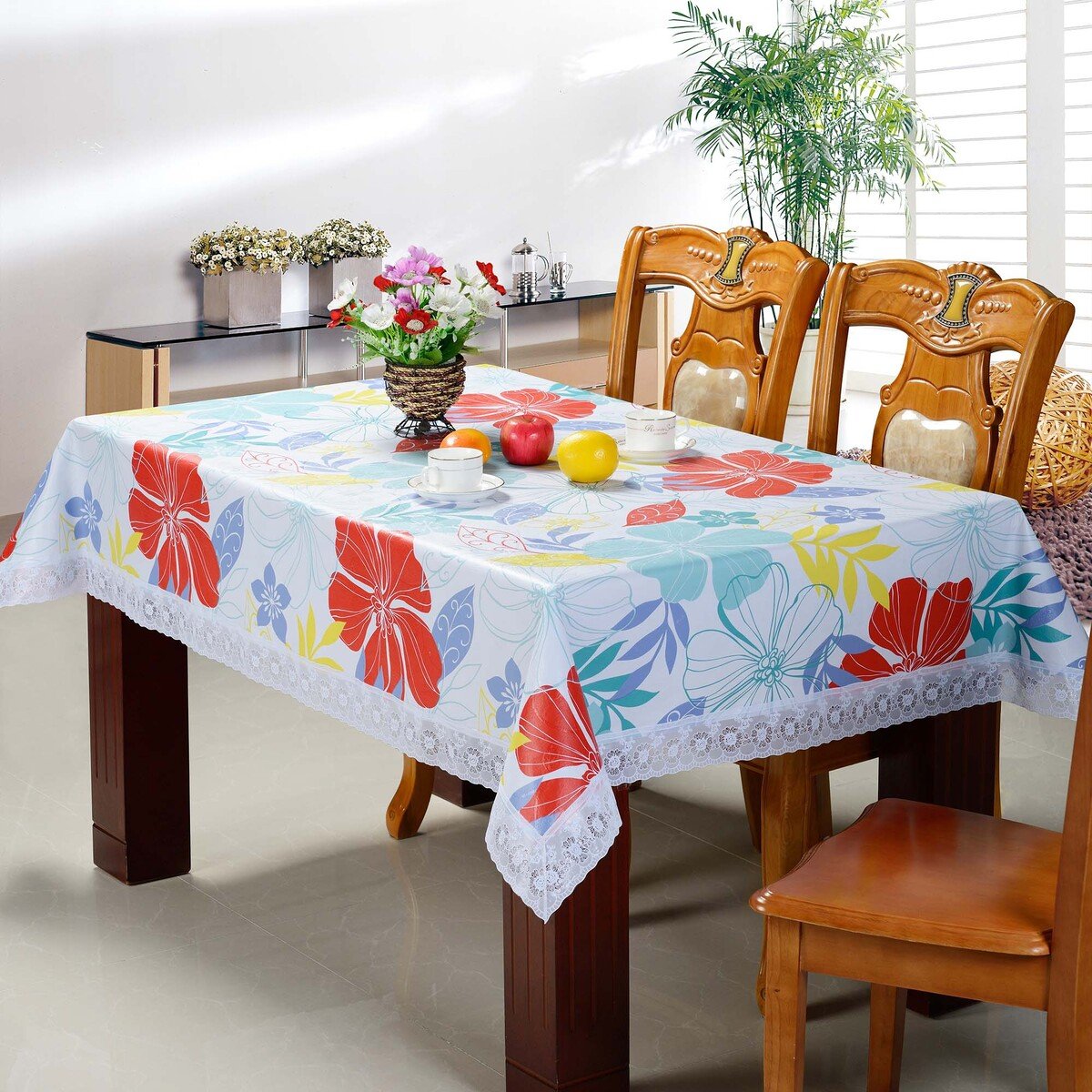 Maple Leaf  Table Cloth Printed Size: W152 x L228cm Assorted Colors & Designs