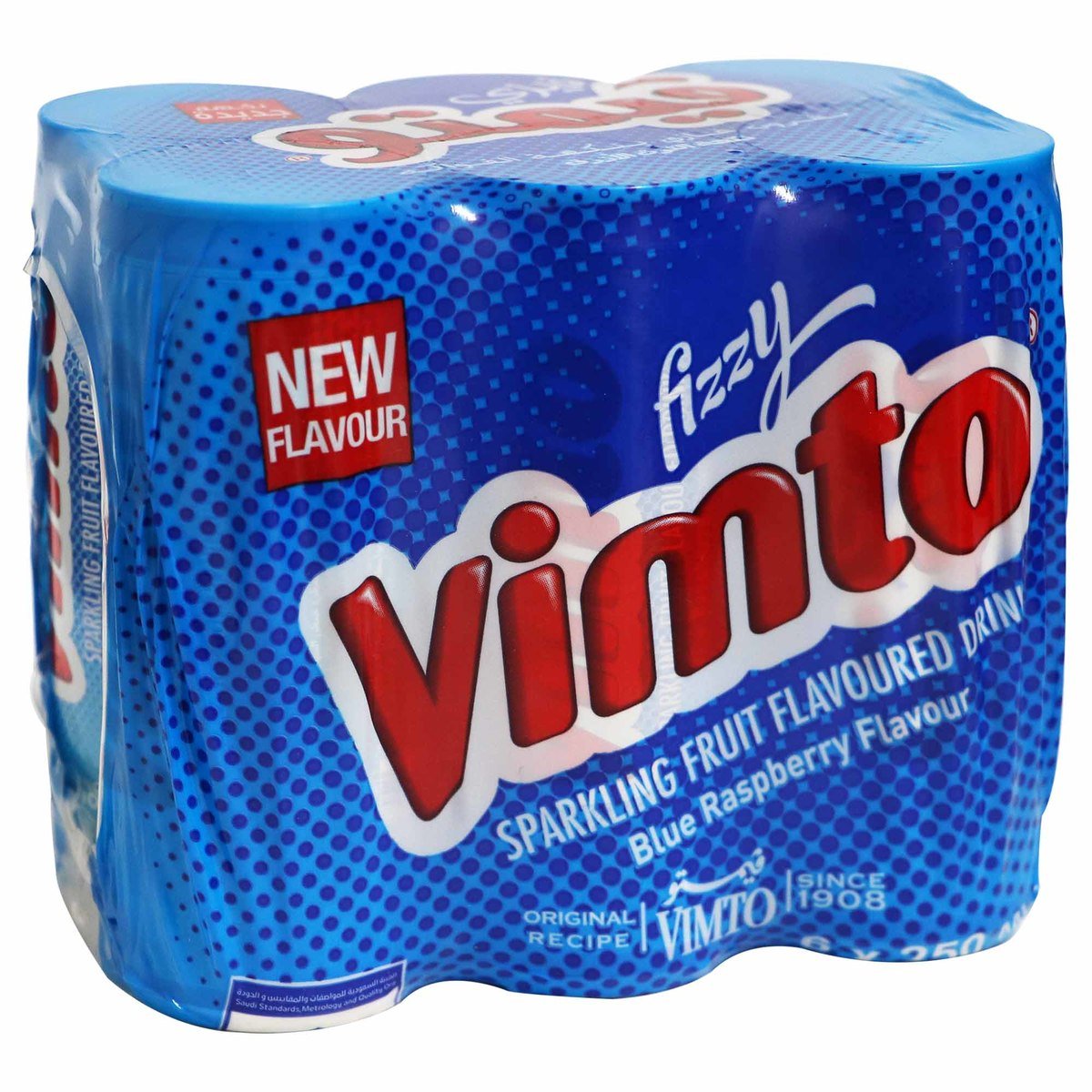 Vimto Blue Raspberry Fruit Flavoured Drink Can 250 ml