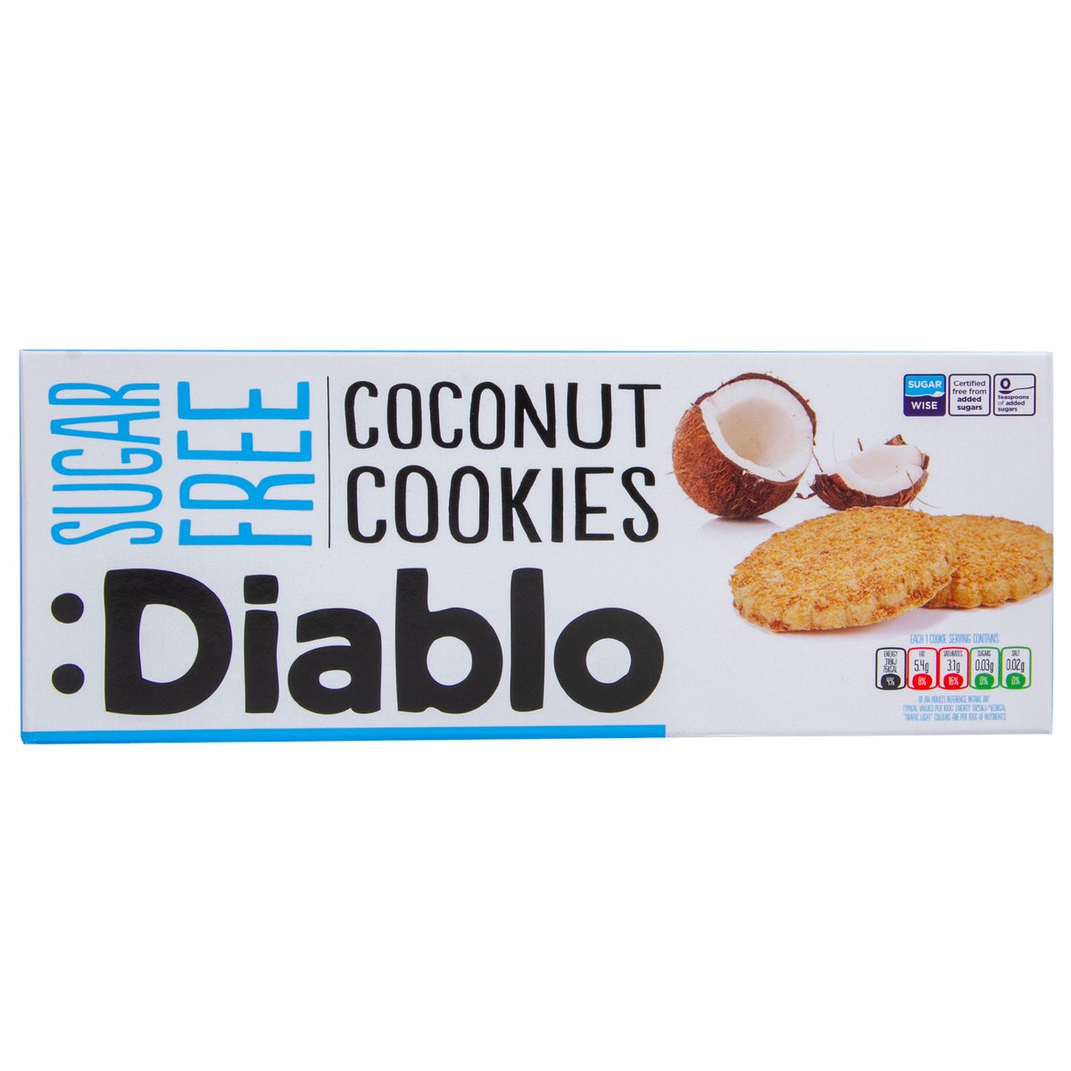 Diablo Coconut Cookies No Added Sugar 150g